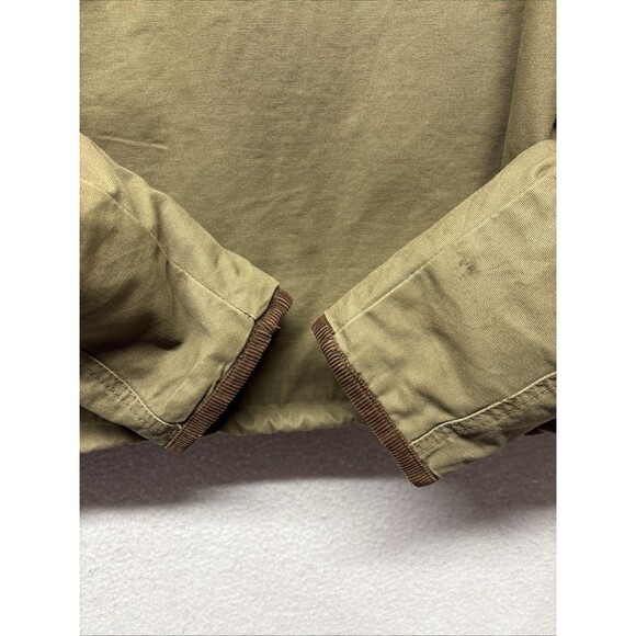 Wrangler Hero Mens Canvas Jacket Coat Medium Sherpa Lined Utility Chore Corduroy - Picture 6 of 6